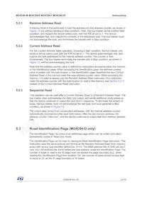 M24C64-FCU6TP/TF Datasheet Page 21