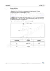 M24C64T-FCU6T/TF Datasheet Pagina 6