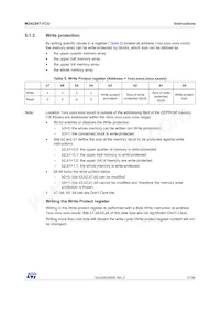 M24C64T-FCU6T/TF Datasheet Page 17