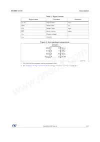 M24M01-DWDW3TP/K Datasheet Pagina 7