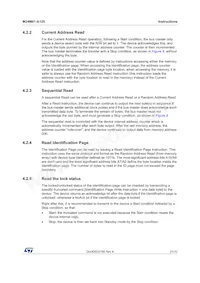 M24M01-DWDW3TP/K Datasheet Page 21