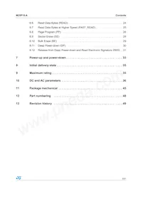 M25P10-AVMN6T Datasheet Page 3