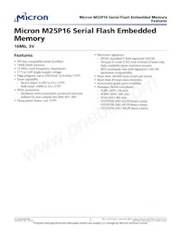 M25P16-VMF3PB數據表 封面