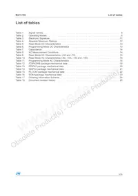 M27C160-50F1 Datenblatt Seite 3