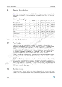 M27C160-50F1數據表 頁面 8