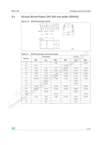 M27C160-50F1 Datasheet Pagina 21