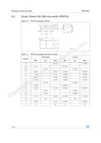 M27W401-80N6 Datasheet Page 18