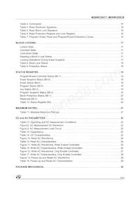 M28W320CT90N6 Datasheet Page 3