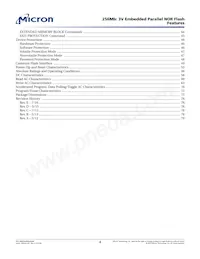 M29W256GL7AZS6F TR Datasheet Pagina 4