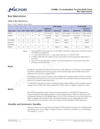 M29W256GL7AZS6F TR Datasheet Page 12