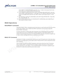 M29W256GL7AZS6F TR Datasheet Page 23