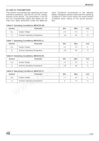 M34C02-WMN6T Datasheet Page 13