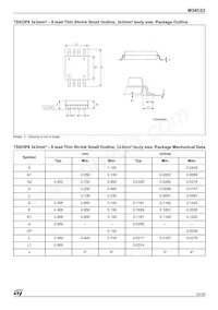 M34C02-WMN6T Datasheet Page 23