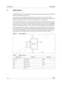 M34D64-WMN6TP Datasheet Pagina 6