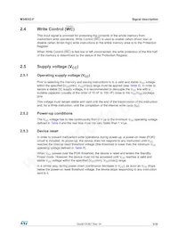 M34E02-FMB1TG Datasheet Page 9