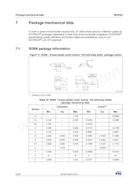 M34F04-WMN6TP Datasheet Page 22