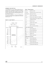 M36W432T85ZA6T Datasheet Page 5