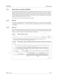 M45PE40-VMW6TG TR Datasheet Page 21