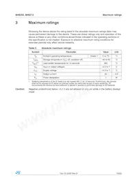 M48Z12-200PC1數據表 頁面 13