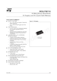 M50LPW116N1 Datasheet Cover