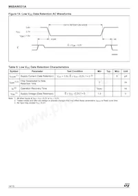 M68AW031AM70N6T Datasheet Page 14