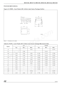 M93C56-RDS6TG Datasheet Page 23