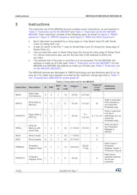 M93S66-WMN6T Datasheet Page 10