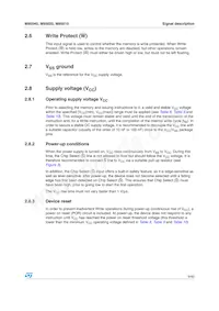 M95040-MN6TP Datasheet Page 9