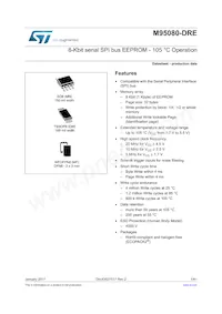 M95080-DRMN8TP/K Datasheet Cover