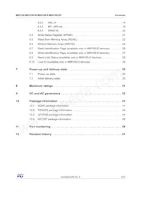 M95160-RCS6TP/S Datasheet Page 3