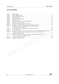 M95512-DRDW8TP/K Datasheet Page 4