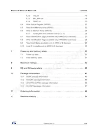 M95512-RMC6TG Datasheet Pagina 3