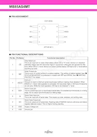 MB85AS4MTPF-G-BCERE1 Datasheet Page 2