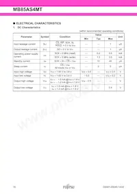 MB85AS4MTPF-G-BCERE1 Datasheet Page 16