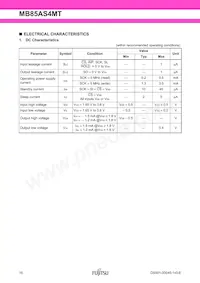 MB85AS4MTPF-G-BCERE1數據表 頁面 16