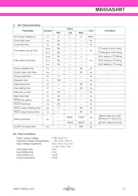 MB85AS4MTPF-G-BCERE1 Datasheet Page 17