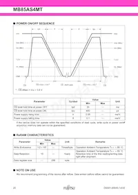 MB85AS4MTPF-G-BCERE1 Datasheet Page 20