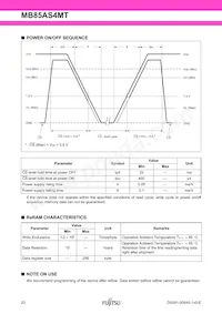 MB85AS4MTPF-G-BCERE1數據表 頁面 20