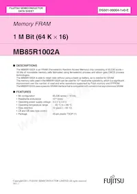 MB85R1002ANC-GE1 Datenblatt Cover