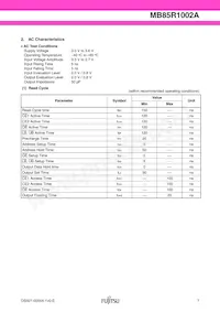 MB85R1002ANC-GE1 Datasheet Page 7