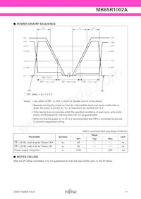 MB85R1002ANC-GE1 Datasheet Page 11
