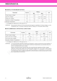 MB85R4001ANC-GE1 Datasheet Page 4