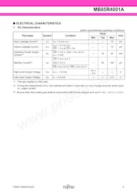 MB85R4001ANC-GE1 Datasheet Page 5