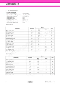 MB85R4001ANC-GE1 Datasheet Page 6