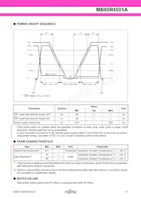 MB85R4001ANC-GE1 Datasheet Page 11