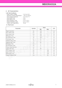 MB85R4002ANC-GE1 Datasheet Page 7