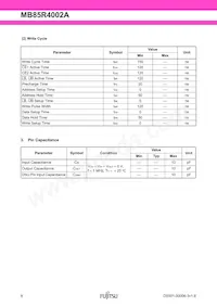 MB85R4002ANC-GE1 Datasheet Page 8