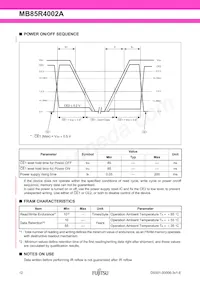 MB85R4002ANC-GE1 Datasheet Page 12