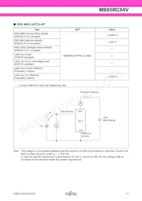 MB85RC04VPNF-G-JNERE1 Datasheet Pagina 17