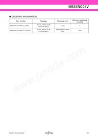 MB85RC04VPNF-G-JNERE1 Datasheet Page 21